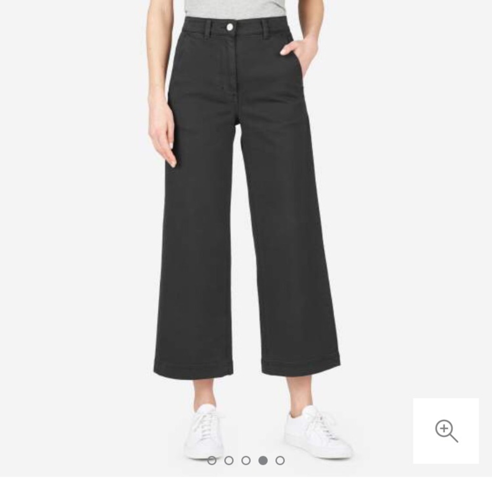 Everlane wide leg crop pants
